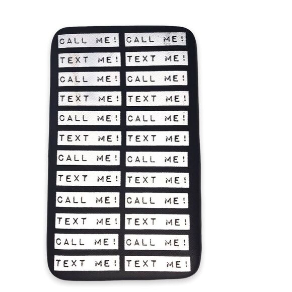 Call Me Text Me wallet clutch - Picture 1 of 6